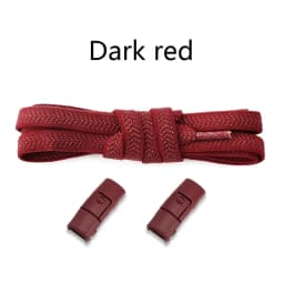 1Pair Colorful No-Tie Elastic Flat Shoelaces with Press Metal Lock for Sneakers - Durable Shoestrings Accessory