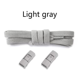 1Pair Colorful No-Tie Elastic Flat Shoelaces with Press Metal Lock for Sneakers - Durable Shoestrings Accessory