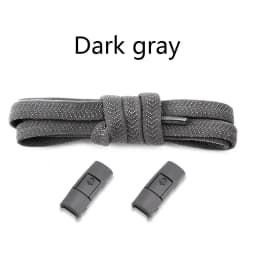 1Pair Colorful No-Tie Elastic Flat Shoelaces with Press Metal Lock for Sneakers - Durable Shoestrings Accessory