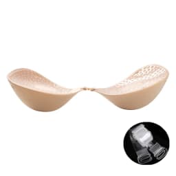 5cm Thick Adhesive Padded Bra，Push Up Strapless Bra，Reusable Invisible Nipple Tape，Front Closure Brea Ast Lift Breast Stickers