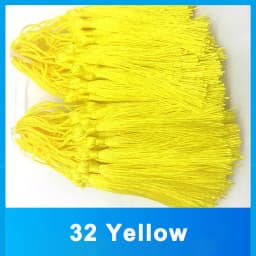 100-500Pcs 13cm Silky Tassels with Cord Loop Handmade Soft Flossy Bookmark Tassel for Jewelry Making DIY Craft Sewing Accessory