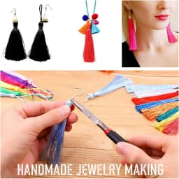 100-500Pcs 13cm Silky Tassels with Cord Loop Handmade Soft Flossy Bookmark Tassel for Jewelry Making DIY Craft Sewing Accessory