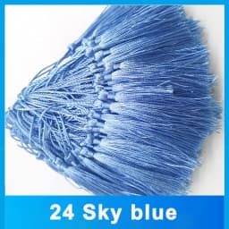 100-500Pcs 13cm Silky Tassels with Cord Loop Handmade Soft Flossy Bookmark Tassel for Jewelry Making DIY Craft Sewing Accessory