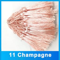 100-500Pcs 13cm Silky Tassels with Cord Loop Handmade Soft Flossy Bookmark Tassel for Jewelry Making DIY Craft Sewing Accessory