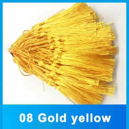 100-500Pcs 13cm Silky Tassels with Cord Loop Handmade Soft Flossy Bookmark Tassel for Jewelry Making DIY Craft Sewing Accessory