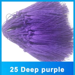 100-500Pcs 13cm Silky Tassels with Cord Loop Handmade Soft Flossy Bookmark Tassel for Jewelry Making DIY Craft Sewing Accessory