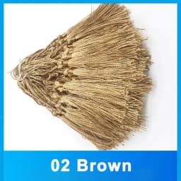 100-500Pcs 13cm Silky Tassels with Cord Loop Handmade Soft Flossy Bookmark Tassel for Jewelry Making DIY Craft Sewing Accessory
