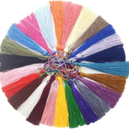 100-500Pcs 13cm Silky Tassels with Cord Loop Handmade Soft Flossy Bookmark Tassel for Jewelry Making DIY Craft Sewing Accessory