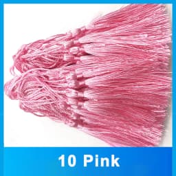 100-500Pcs 13cm Silky Tassels with Cord Loop Handmade Soft Flossy Bookmark Tassel for Jewelry Making DIY Craft Sewing Accessory