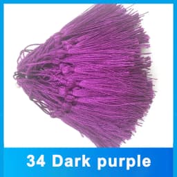 100-500Pcs 13cm Silky Tassels with Cord Loop Handmade Soft Flossy Bookmark Tassel for Jewelry Making DIY Craft Sewing Accessory