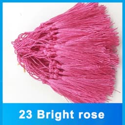 100-500Pcs 13cm Silky Tassels with Cord Loop Handmade Soft Flossy Bookmark Tassel for Jewelry Making DIY Craft Sewing Accessory