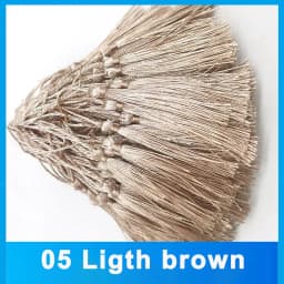 100-500Pcs 13cm Silky Tassels with Cord Loop Handmade Soft Flossy Bookmark Tassel for Jewelry Making DIY Craft Sewing Accessory