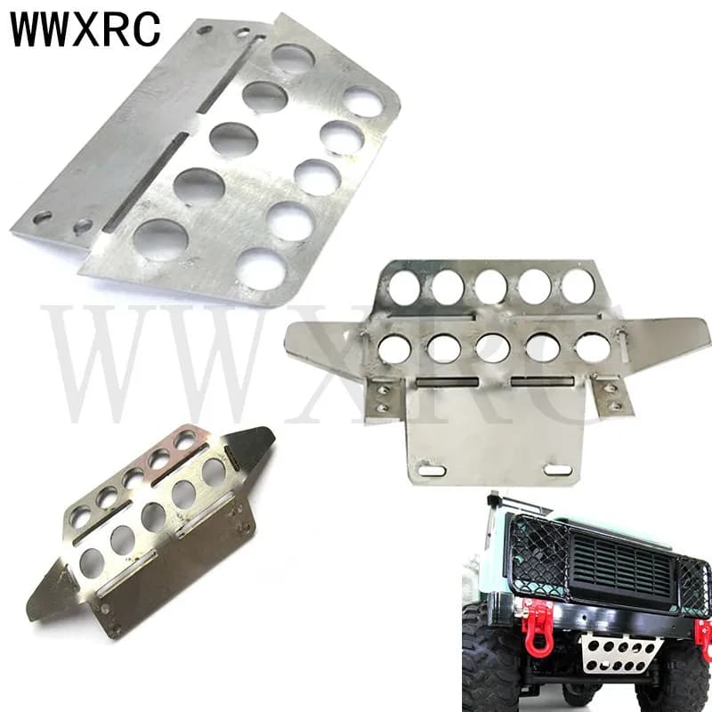 For MN Model 1:12 D90 D91 99S RC Car Spare Parts Upgrade Metal Front Armor Protection Guard