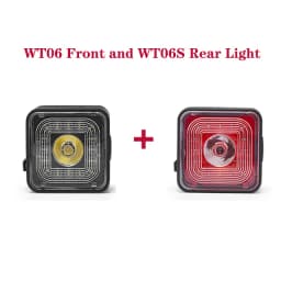 120LM Bicycle Smart Brake Sensing Light Rear/Front Sets IP66 Waterproof MTB Road Bike Taillight USB Night Cycling Safety Lamp