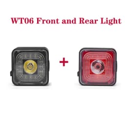120LM Bicycle Smart Brake Sensing Light Rear/Front Sets IP66 Waterproof MTB Road Bike Taillight USB Night Cycling Safety Lamp