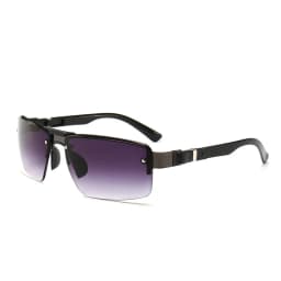 Fashion Men Vintage Metal Rectangle Sunglasses Classic Brand Sun Glasses Coating Lens Driving Eyewear For Men/Women Sunglasses