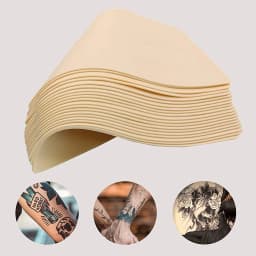 30/10/5/1PCS Silicone Tattoo Practice Skin Double Fake Tattoo Skin Permanent Makeup Tattoo Beginner Practice Synthetic Leather