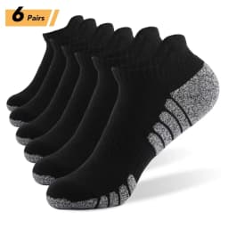 3/6 Pairs Sport Ankle Socks Athletic Low-cut Sock Thick Knit Sock Outdoor Fitness Breathable Quick Dry Wear-resistant Warm Socks