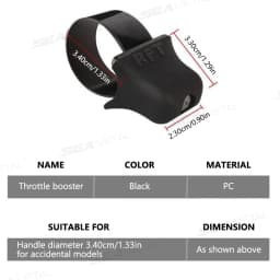 SEAMETAL Motorcycle Throttle Assistant Handle Accelerator Booster Cruise Control Grip Thumb Wrist Rest Labor Saver Accessories