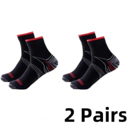 1/2/3 Pairs Brothock Plantar Fascia Compression Socks Sweat-absorbent Deodorant Breathable Sports Pressure Basketball Socks