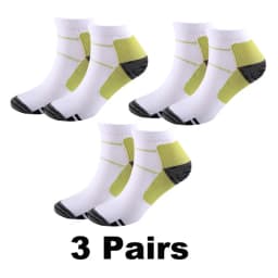 1/2/3 Pairs Brothock Plantar Fascia Compression Socks Sweat-absorbent Deodorant Breathable Sports Pressure Basketball Socks