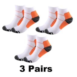 1/2/3 Pairs Brothock Plantar Fascia Compression Socks Sweat-absorbent Deodorant Breathable Sports Pressure Basketball Socks