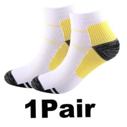 1/2/3 Pairs Brothock Plantar Fascia Compression Socks Sweat-absorbent Deodorant Breathable Sports Pressure Basketball Socks