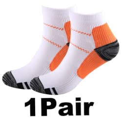 1/2/3 Pairs Brothock Plantar Fascia Compression Socks Sweat-absorbent Deodorant Breathable Sports Pressure Basketball Socks