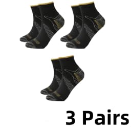 1/2/3 Pairs Brothock Plantar Fascia Compression Socks Sweat-absorbent Deodorant Breathable Sports Pressure Basketball Socks