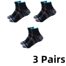 1/2/3 Pairs Brothock Plantar Fascia Compression Socks Sweat-absorbent Deodorant Breathable Sports Pressure Basketball Socks
