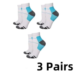 1/2/3 Pairs Brothock Plantar Fascia Compression Socks Sweat-absorbent Deodorant Breathable Sports Pressure Basketball Socks