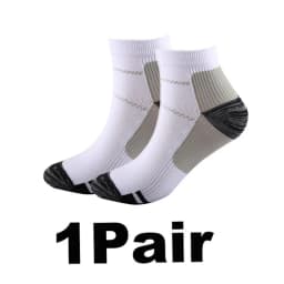 1/2/3 Pairs Brothock Plantar Fascia Compression Socks Sweat-absorbent Deodorant Breathable Sports Pressure Basketball Socks