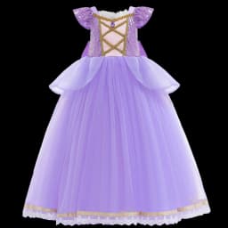 Children Costume Girl Dress Halloween Princess Cosplay Party Rapunzal Anna Elsa Birthday Clothes