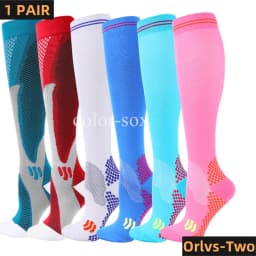 New Compression Socks 20-30mmhg High Stockings Men Women Sports Socks For Marathon Cycling Football Varicose Veins EU36-50 Meias