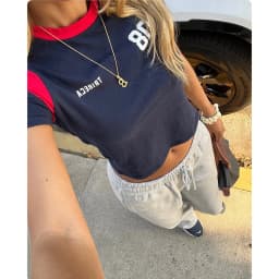 Summer Beach Sexy Crop Tops Casuales Brasil Letter Print T-Shirt Female 2026 Spring Fashion Street Short Sleeve O-Neck Tees