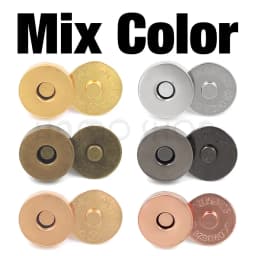 10sets/lot Magnetic Snap Fasteners Clasps Buttons Handbag Purse Wallet Craft Bags Parts Accessories Adsorption Buckle 14mm 18mm