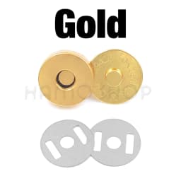 10sets/lot Magnetic Snap Fasteners Clasps Buttons Handbag Purse Wallet Craft Bags Parts Accessories Adsorption Buckle 14mm 18mm