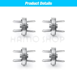 10sets/lot Magnetic Snap Fasteners Clasps Buttons Handbag Purse Wallet Craft Bags Parts Accessories Adsorption Buckle 14mm 18mm