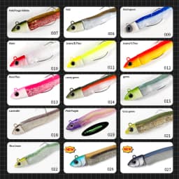 Hunthouse Fishing Barret Minnow Lure 7g/12g/25g/40g/60g/90g/120g JIgging Head Soft Silicone Bait Wobblers For Bass Pike Leurre