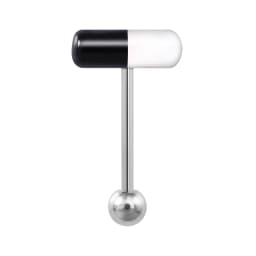 1pc Capsule Tongue Ring Acrylic Pill Tongue Piercing Stud Barbell Surgical Steel Bar Colorful Punk Women Men Body Jewelry 14G