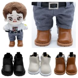5-5.5cm Doll Boot Mini Shoes For 20cm Plush Doll For 1/4 Accessories Doll Shoes Doll House Change Clothes Game Toys Doll Boot