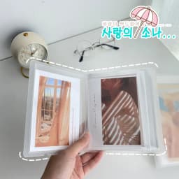 Yoofun 40 pockets photo album 3/4/5/6/7/8/9 Inch Picture Case Storage Book Photo Album Photocard Name Card ID Holder Clear