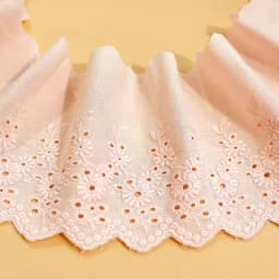 1Y Flower Hollow 11CM Wide Cotton Cloth Lace Trim Fabric Clothes Accessories Cuffs Skirt Hem