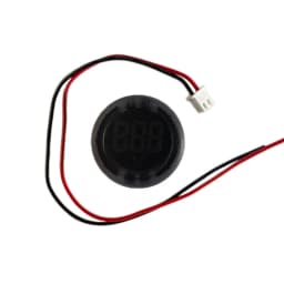 DC 4-100V LED Digital Display Round Two-wire Voltmeter DC Digital Car Voltage Current Meter Volt Detector Tester Monitor Pane