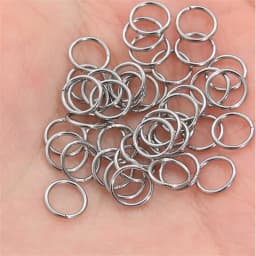 100-200Pcs 3-15mm Stainless Steel Open Single Jump Rings Connectors DIY Jewelry Making Findings Bracelet Accessories Wholesale