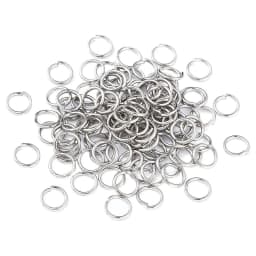 100-200Pcs 3-15mm Stainless Steel Open Single Jump Rings Connectors DIY Jewelry Making Findings Bracelet Accessories Wholesale