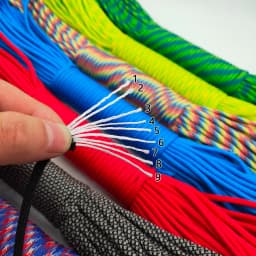 High Quality 31 Meters 100FT Paracord 550 Rope Type III 9 Stand Paracord Cord Rope Survival Kit Wholesale For Hiking Camping