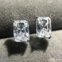 CAOSHI Simple Shiny Oval-shaped CZ Earrings for Female Graceful Lady Versatile Accessories Classical Elegance Women's Jewelry