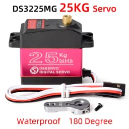 Dsservo Waterproof RC Servo DS3218 20KG DS3225 25KG DS3235 35KG 180/270 Degree for 1/8 1/10 1/12 RC Car Metal Gear Digital Servo