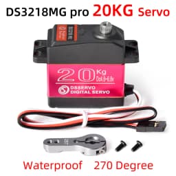 Dsservo Waterproof RC Servo DS3218 20KG DS3225 25KG DS3235 35KG 180/270 Degree for 1/8 1/10 1/12 RC Car Metal Gear Digital Servo